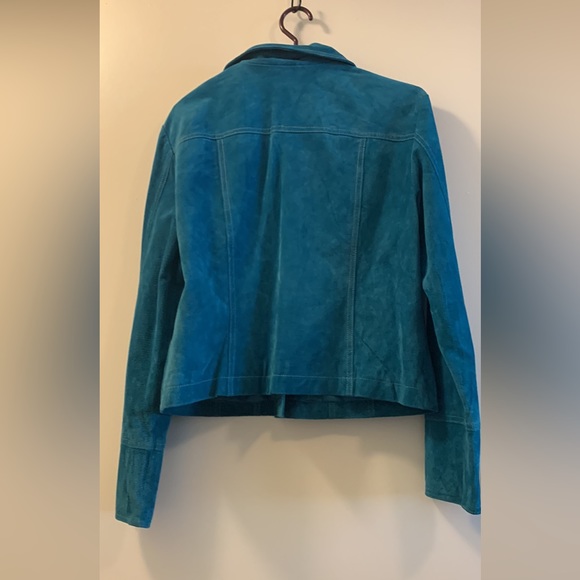 Blue Suede Jacket - Picture 2 of 3